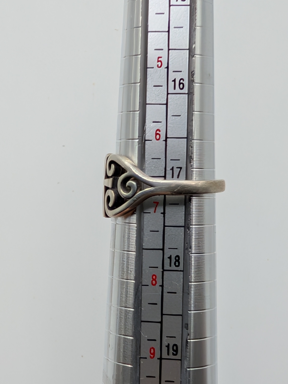 James Avery Sterling Silver Scroll Cross Ring - Silver - Picture 3 of 3